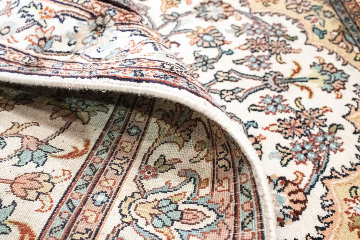 Silk Rug - Kashmir Silk - 125 x 80 cm - beige