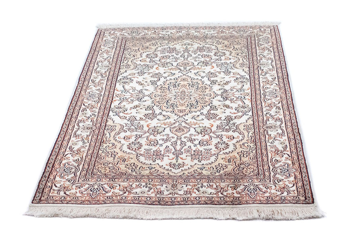 Silk Rug - Kashmir Silk - 125 x 80 cm - beige