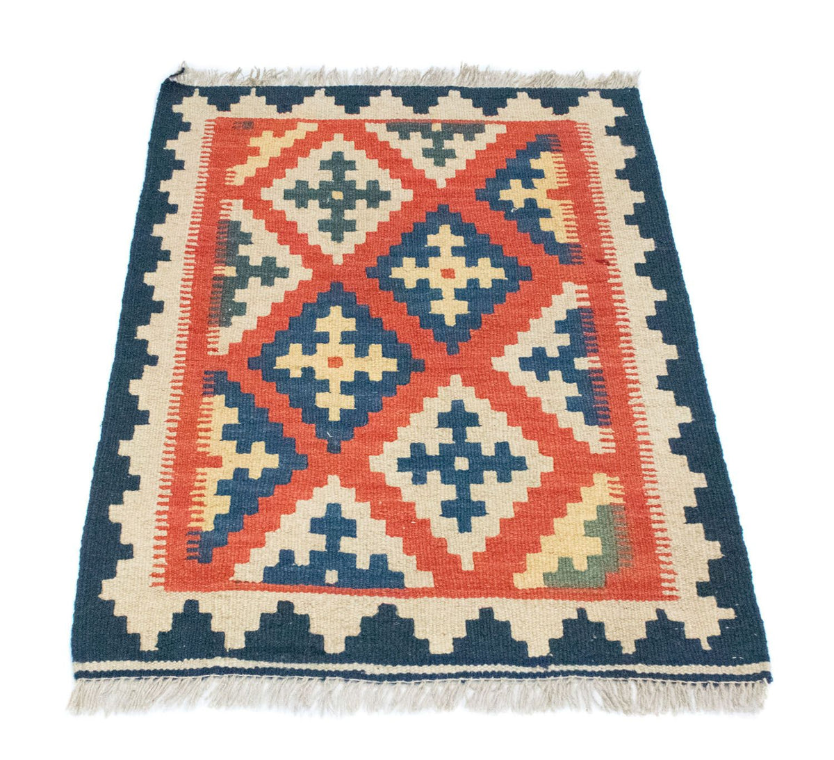 Kelim Rug - Oriental - 87 x 64 cm - orange
