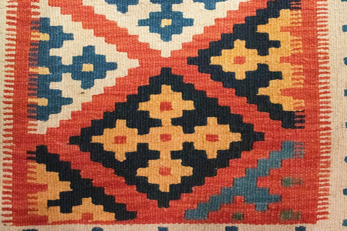 Kelim Rug - Oriental - 95 x 64 cm - orange