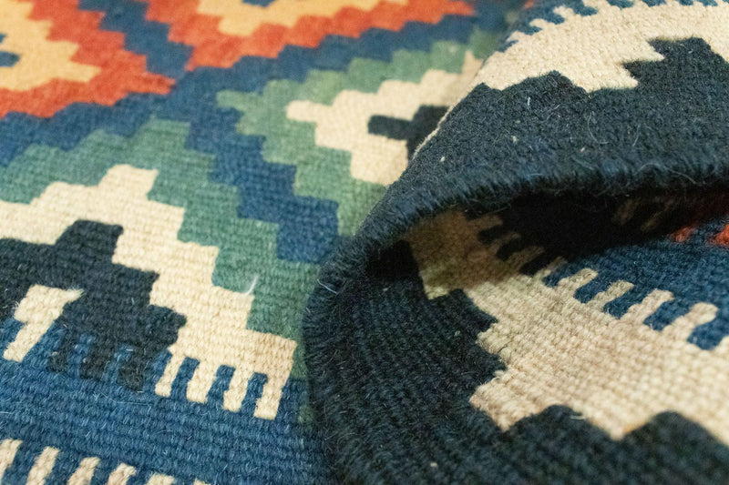 Kelim Rug - Oriental - 90 x 60 cm - blue