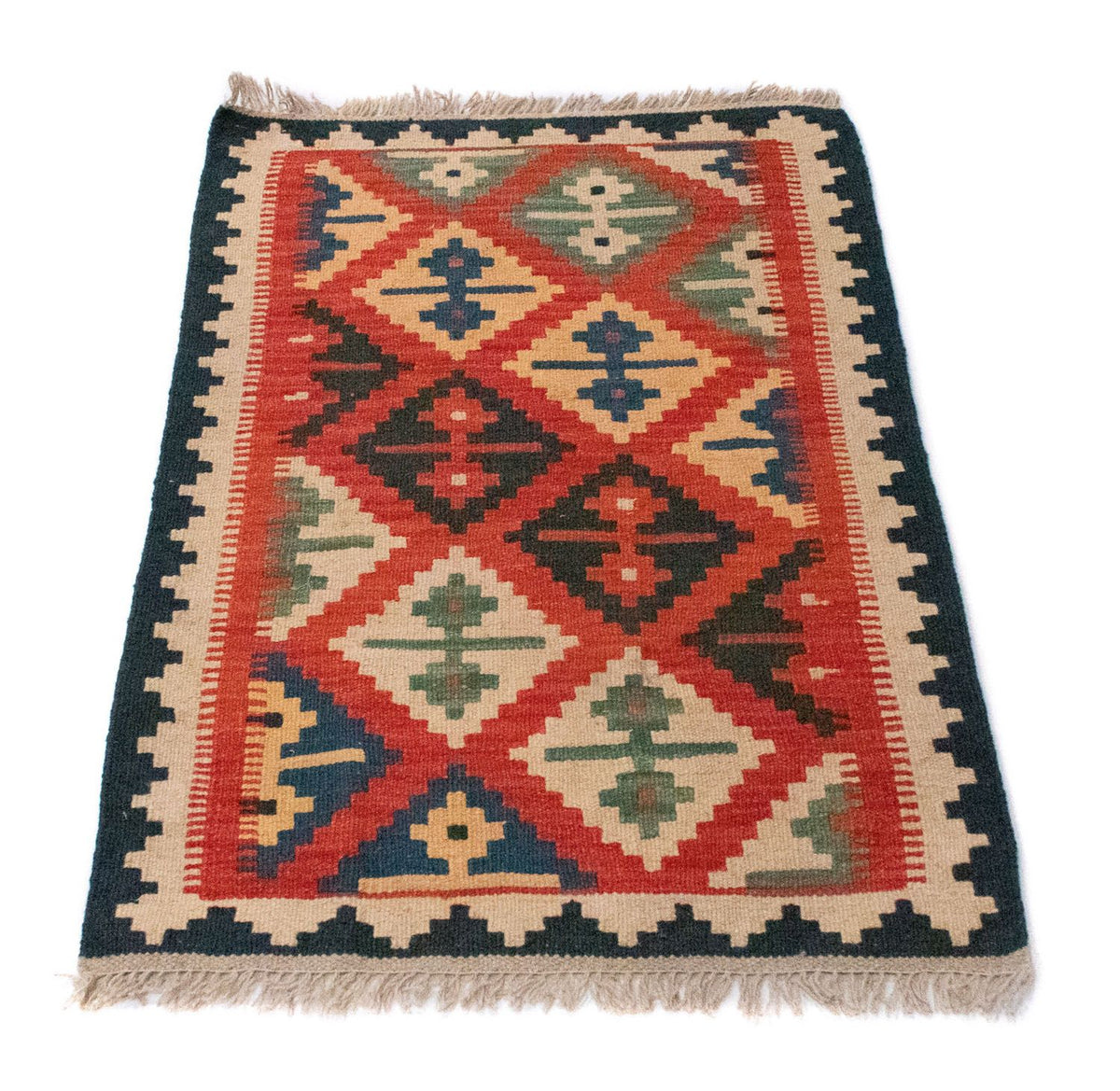 Kelim Rug - Oriental - 92 x 62 cm - multicolored