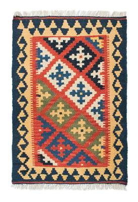 Kelim Rug - Oriental - 90 x 62 cm - orange