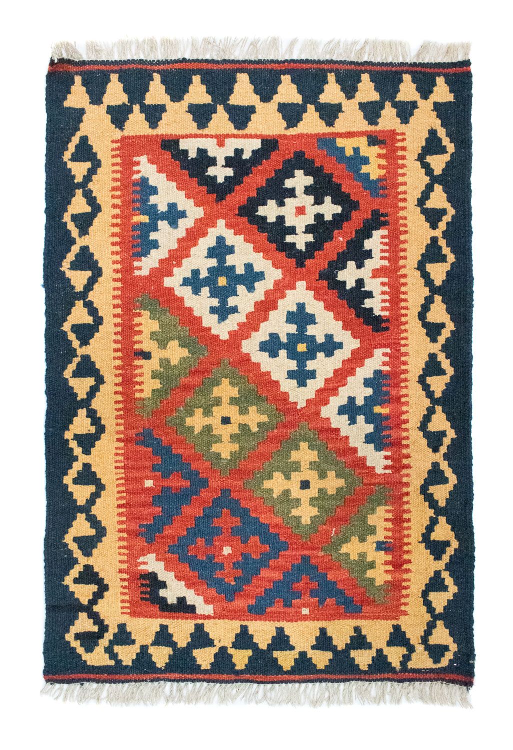 Kelim Rug - Oriental - 90 x 62 cm - orange