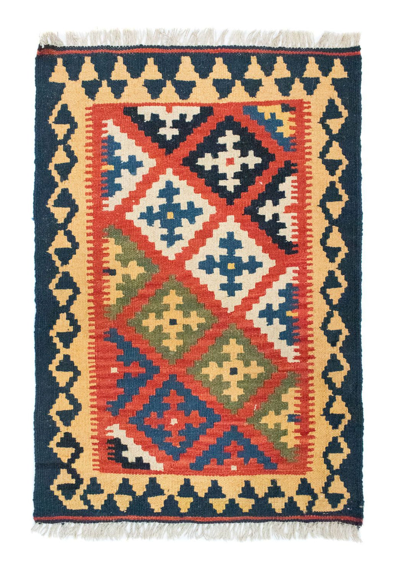 Kelim Rug - Oriental - 90 x 62 cm - orange