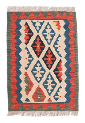 Kelim Rug - Oriental - 90 x 65 cm - beige