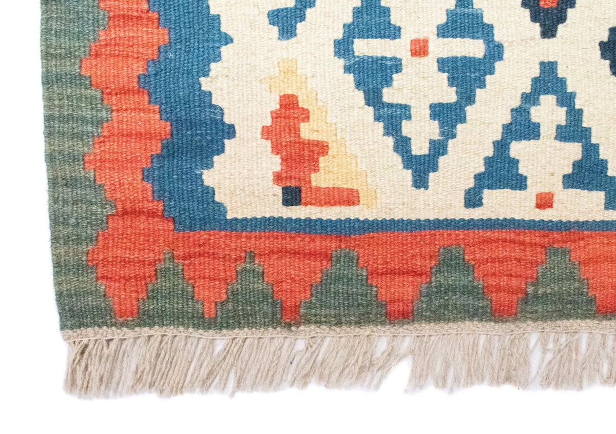 Kelim Rug - Oriental - 90 x 65 cm - beige