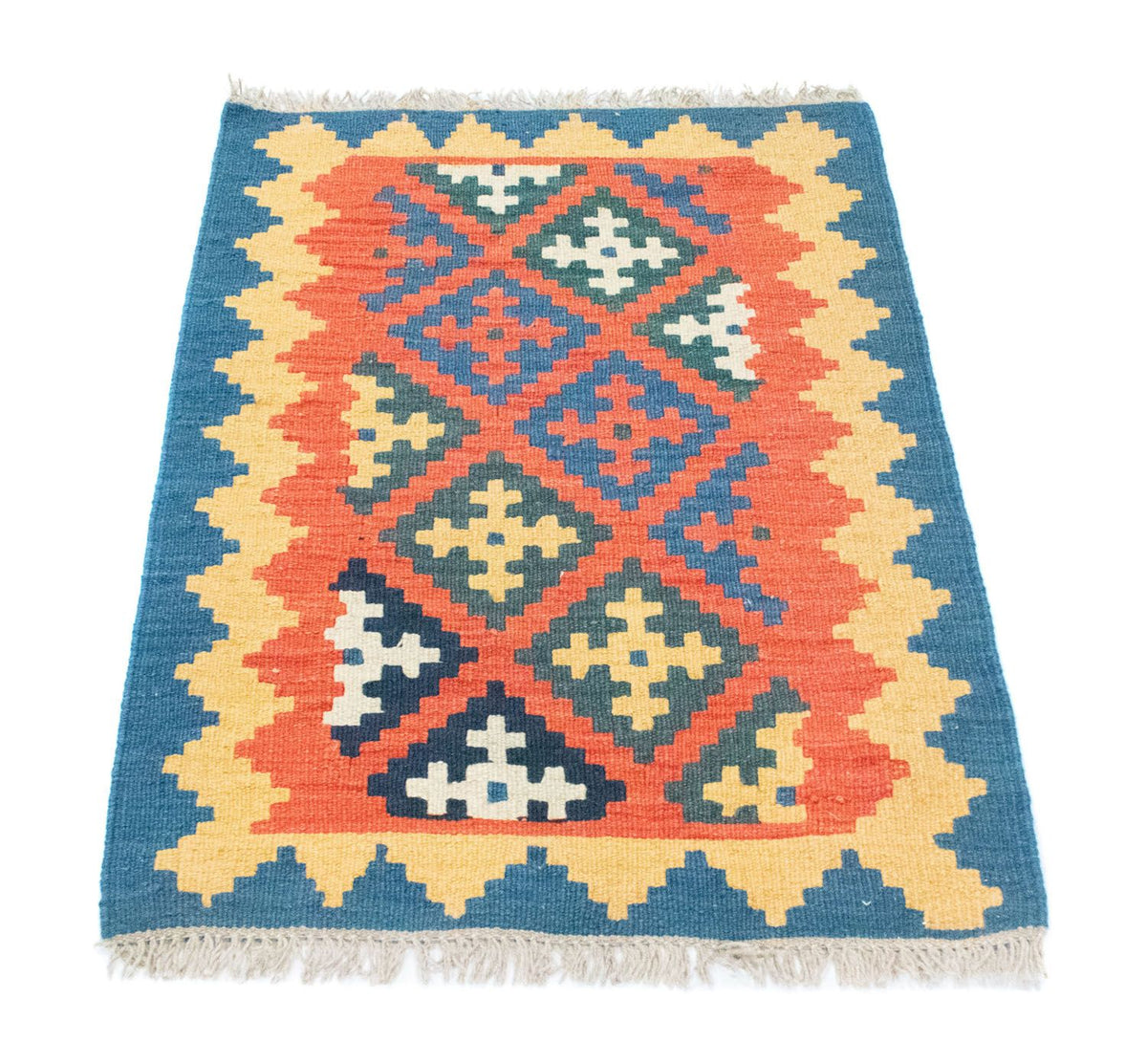 Kelim Rug - Oriental - 90 x 64 cm - orange