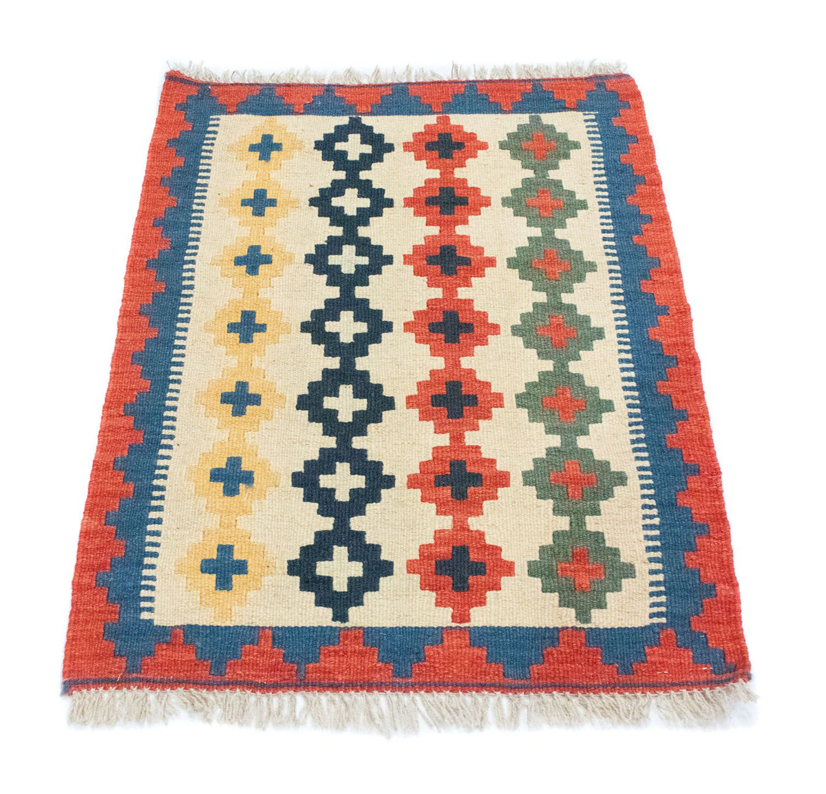 Kelim Rug - Oriental - 86 x 62 cm - beige