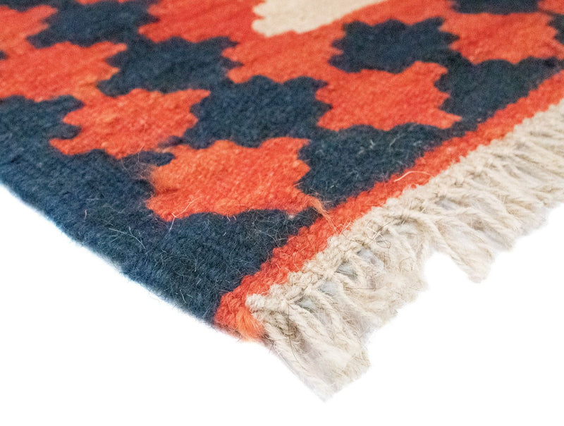 Kelim Rug - Oriental - 96 x 64 cm - orange