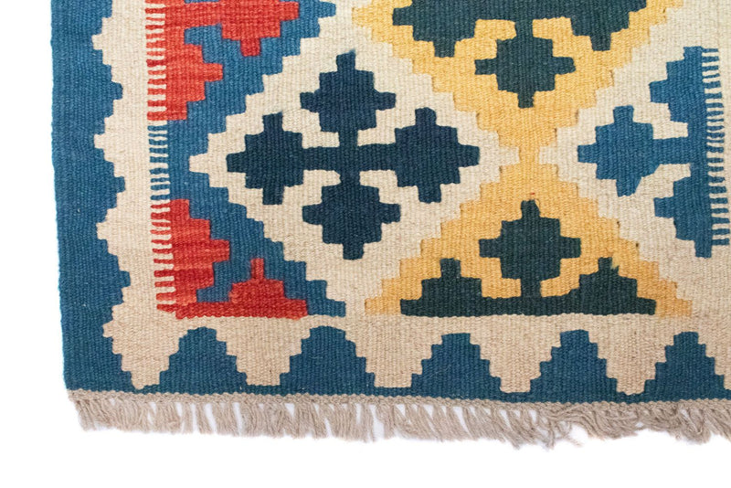 Kelim Rug - Oriental - 86 x 61 cm - blue