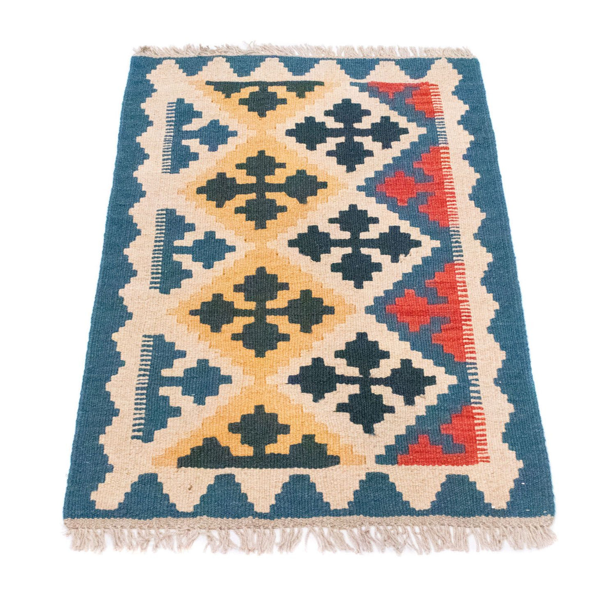 Kelim Rug - Oriental - 86 x 61 cm - blue