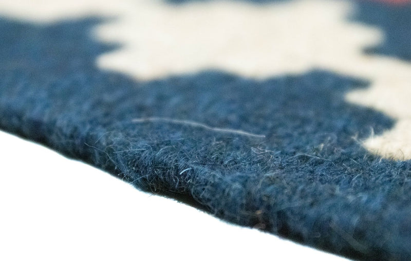 Kelim Rug - Oriental - 89 x 60 cm - blue