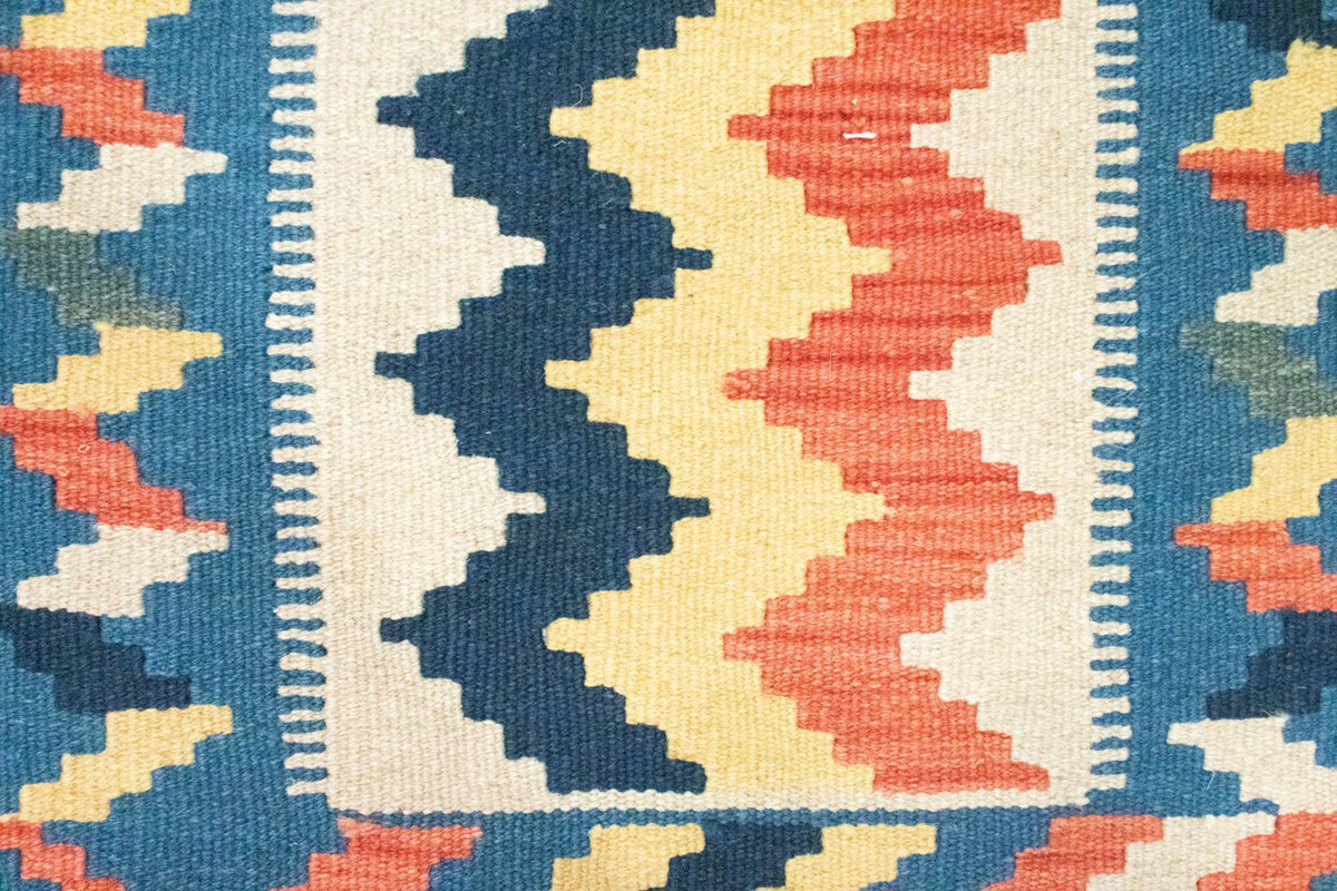 Kelim Rug - Oriental - 91 x 61 cm - blue