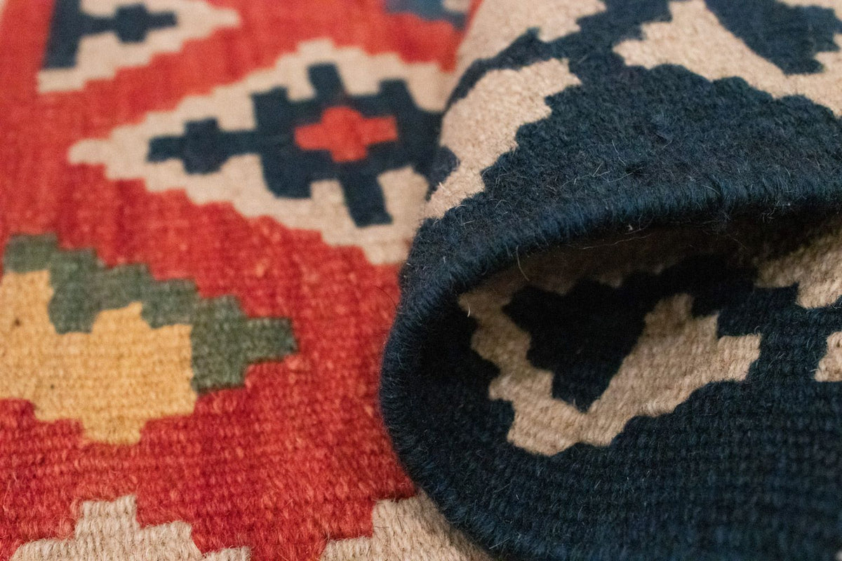 Kelim Rug - Oriental - 91 x 61 cm - orange