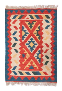 Kelim Rug - Oriental - 95 x 64 cm - multicolored