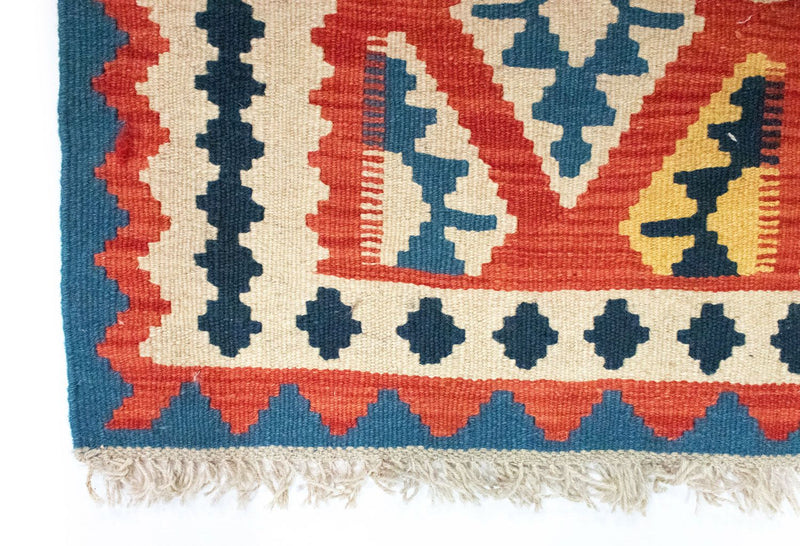 Kelim Rug - Oriental - 93 x 67 cm - blue