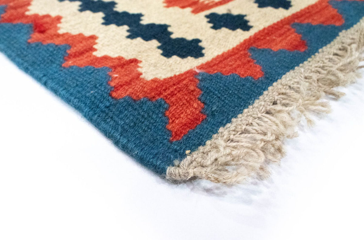 Kelim Rug - Oriental - 93 x 67 cm - blue