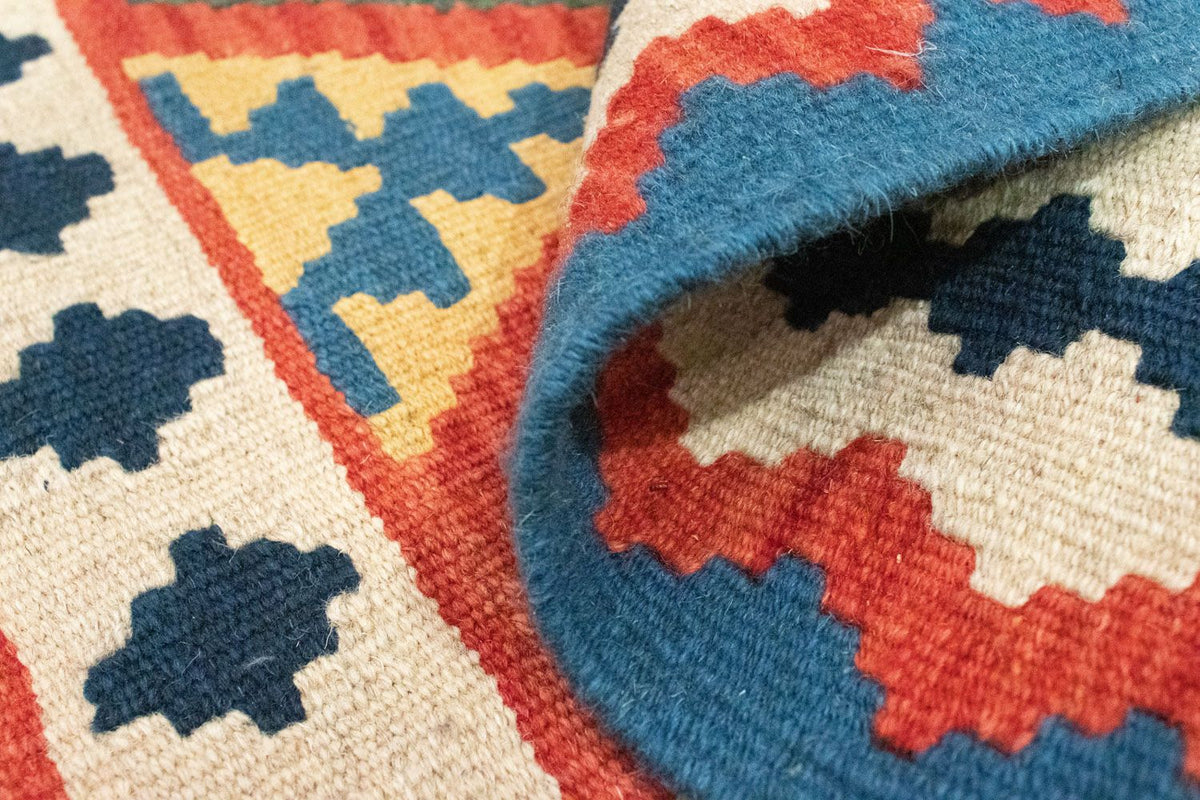 Kelim Rug - Oriental - 93 x 67 cm - blue