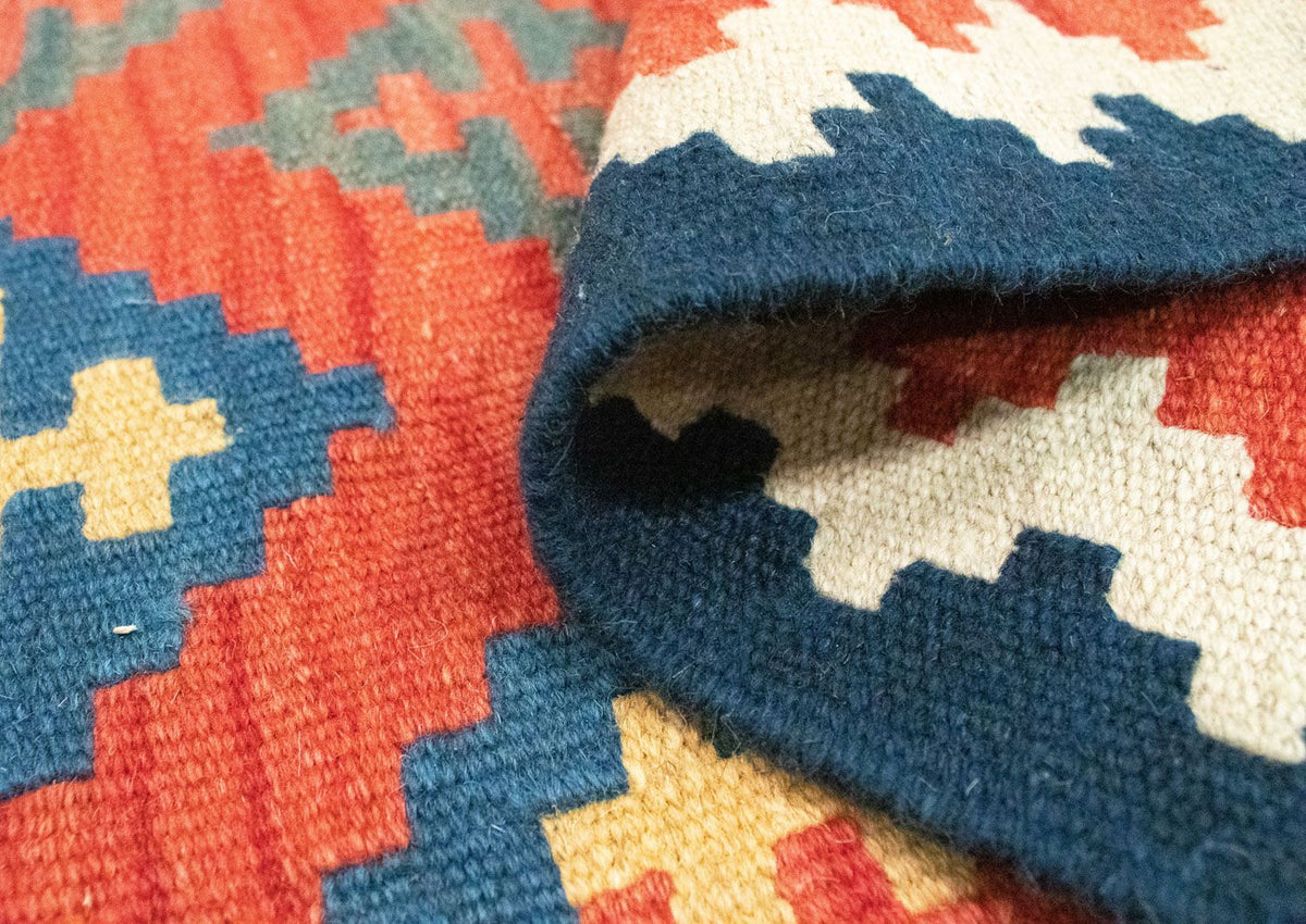 Kelim Rug - Oriental - 93 x 62 cm - orange