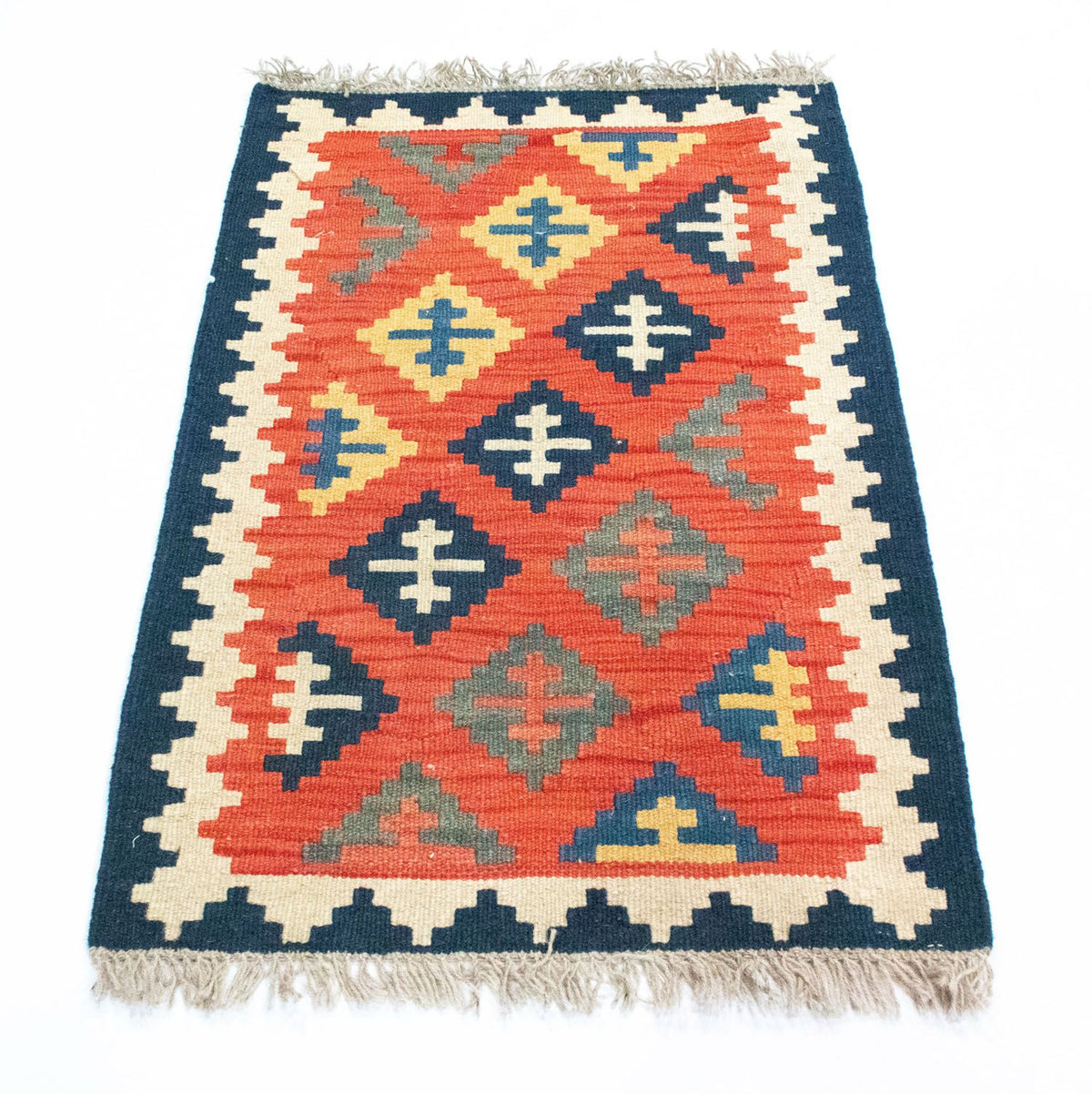 Kelim Rug - Oriental - 93 x 62 cm - orange