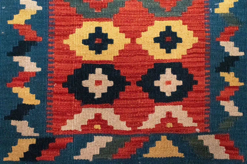 Kelim Rug - Oriental - 87 x 62 cm - orange