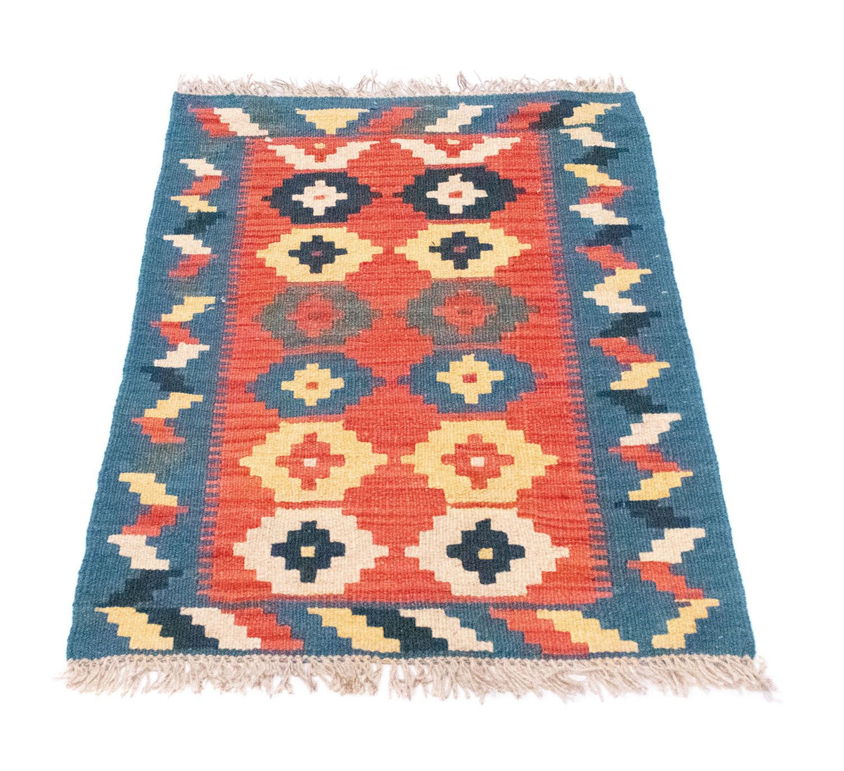 Kelim Rug - Oriental - 87 x 62 cm - orange