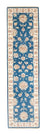 Runner Ziegler Rug - 302 x 82 cm - blue
