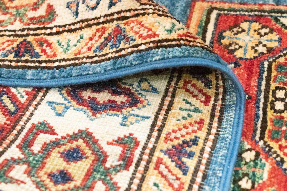 Runner Ziegler Rug - Kazak - 212 x 79 cm - blue