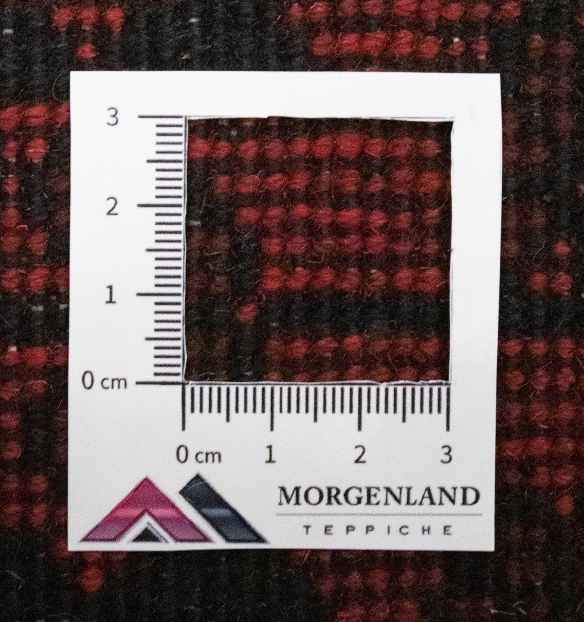 Runner Afghan Rug - Kunduz - 189 x 75 cm - red