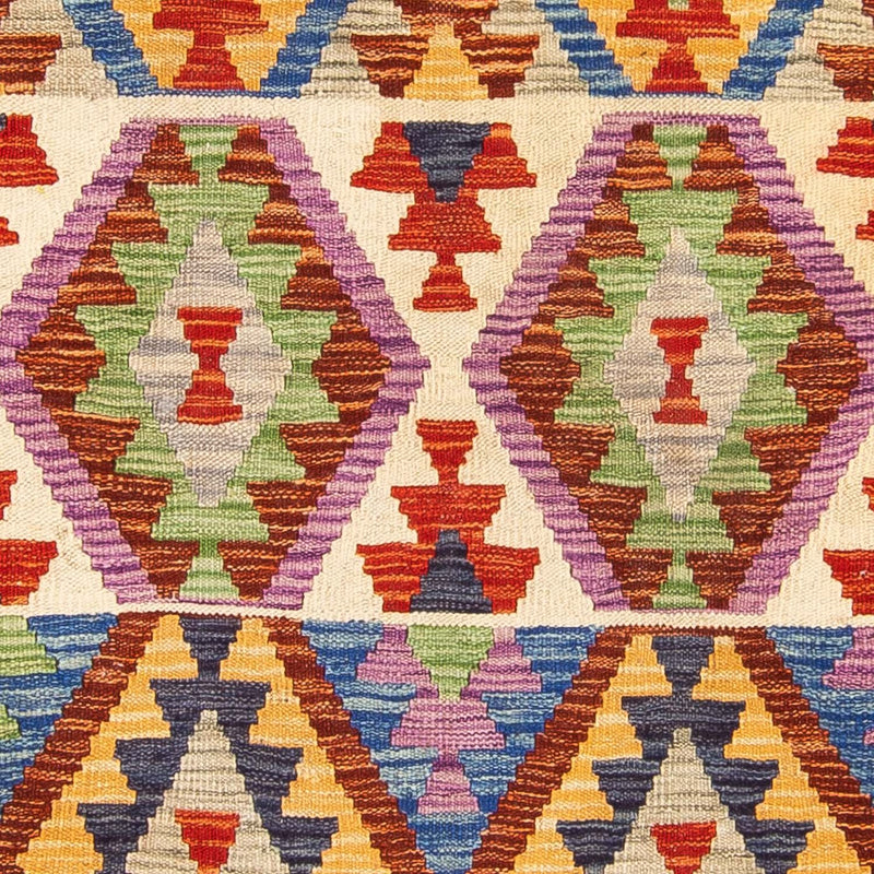 Runner Kelim Rug - Splash - 305 x 81 cm - beige