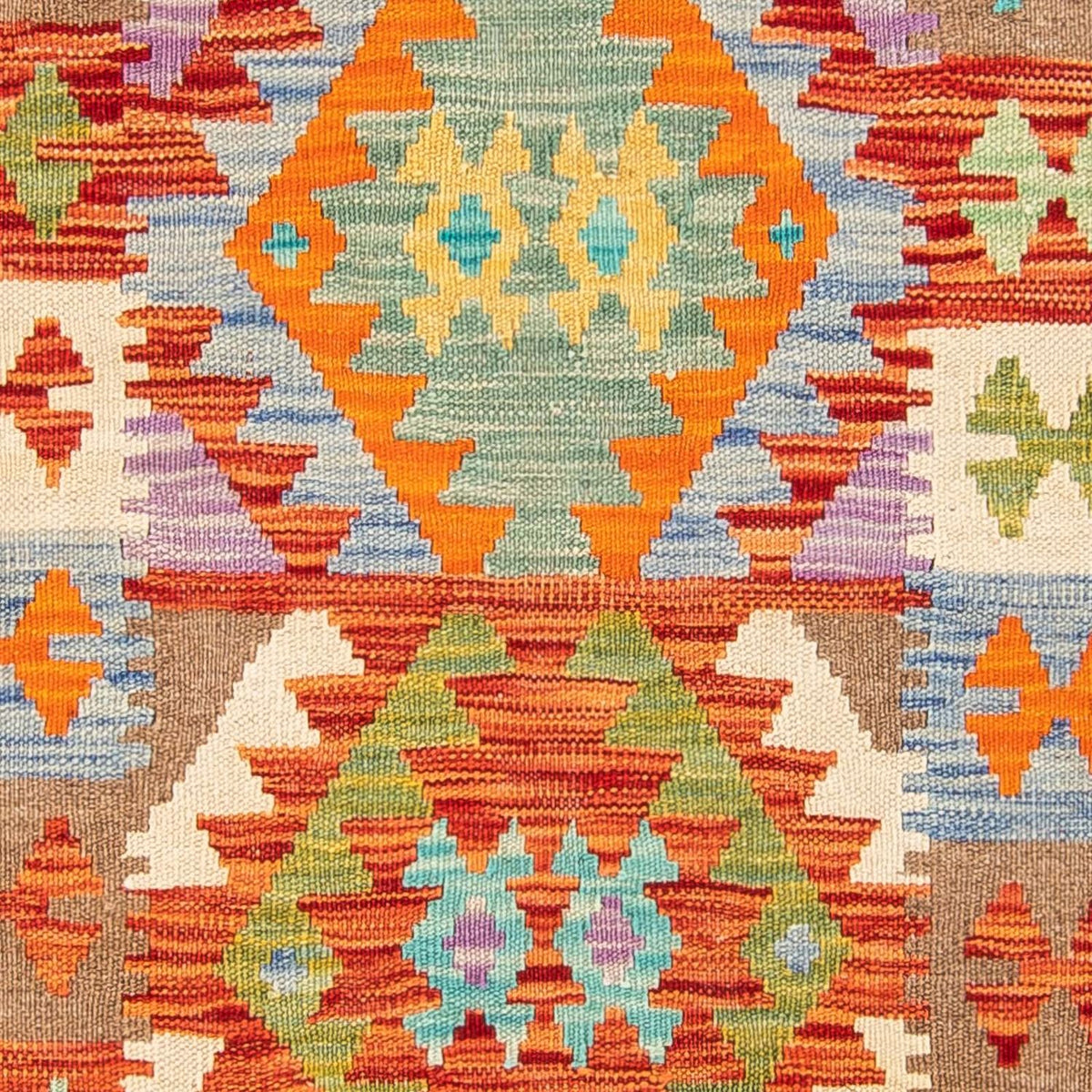 Runner Kelim Rug - Splash - 300 x 82 cm - multicolored