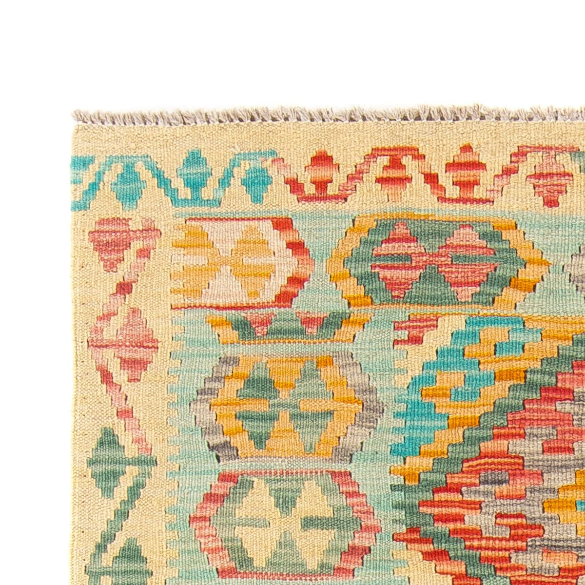 Kelim Rug - Splash - 161 x 105 cm - multicolored