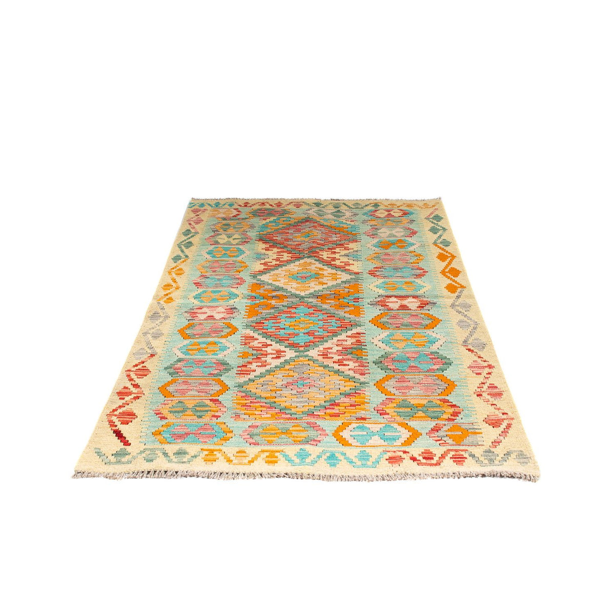 Kelim Rug - Splash - 161 x 105 cm - multicolored