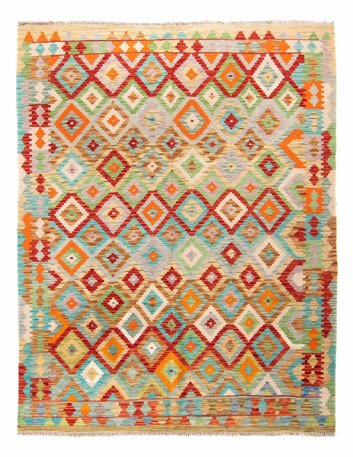Kelim Rug - Splash - 244 x 175 cm - multicolored