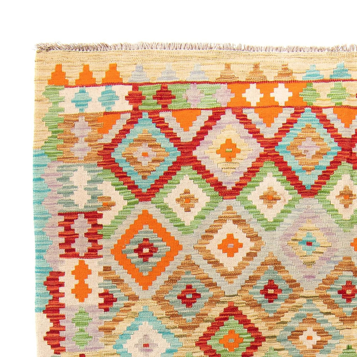 Kelim Rug - Splash - 244 x 175 cm - multicolored