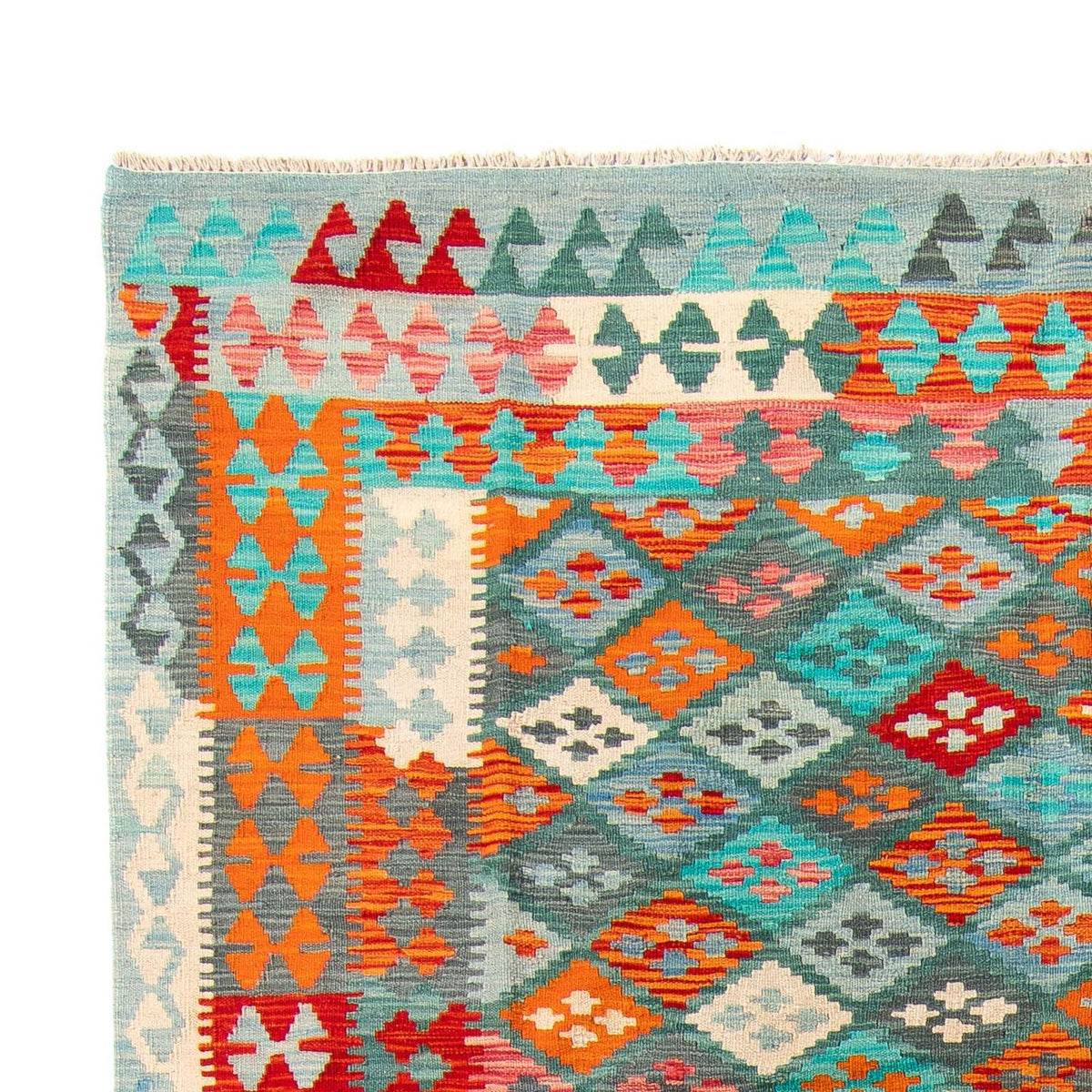 Kelim Rug - Splash - 305 x 202 cm - multicolored