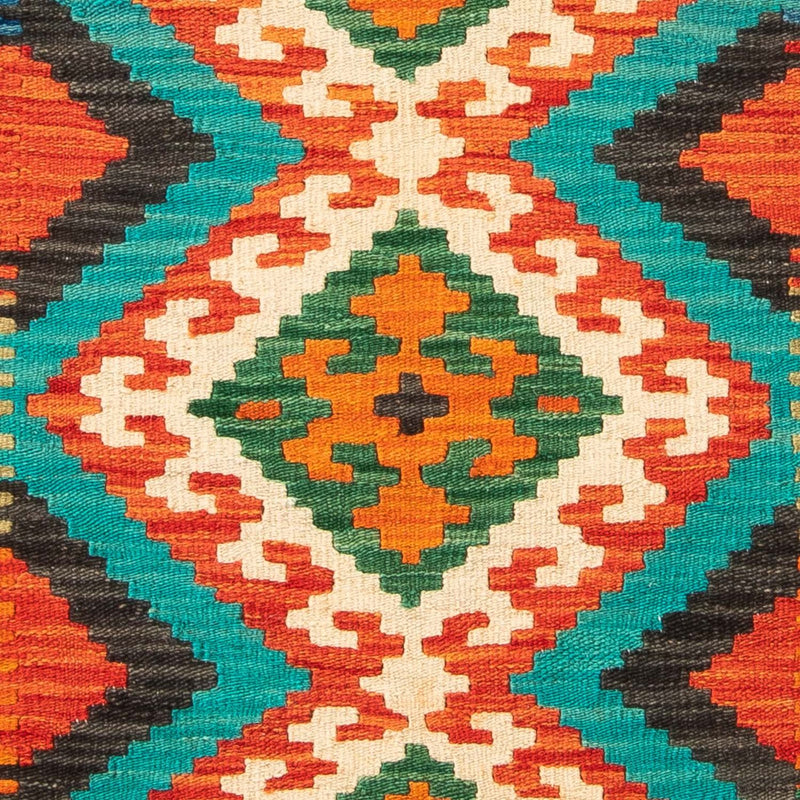 Kelim Rug - Splash - 128 x 86 cm - rust