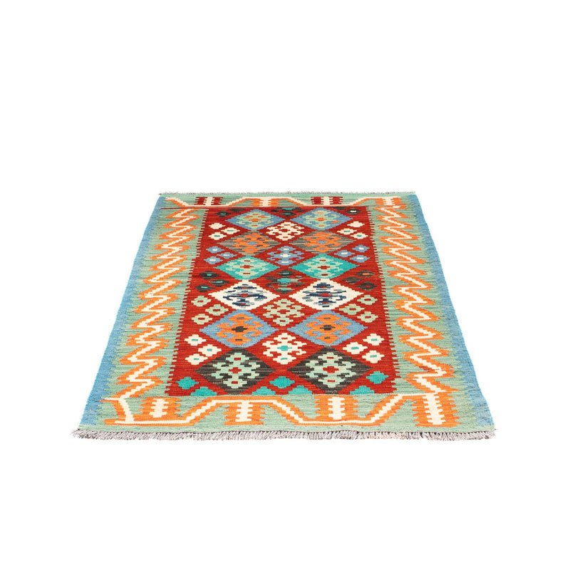 Kelim Rug - Splash - 154 x 99 cm - dark red