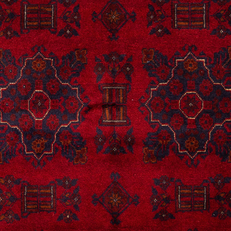Afghan Rug - Kunduz - 219 x 126 cm - dark red