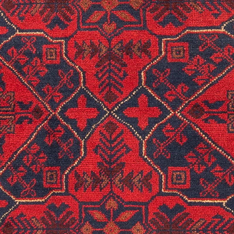Afghan Rug - Kunduz - 125 x 78 cm - dark red