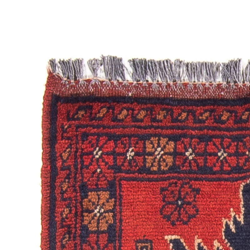 Afghan Rug - Kunduz - 98 x 49 cm - dark red