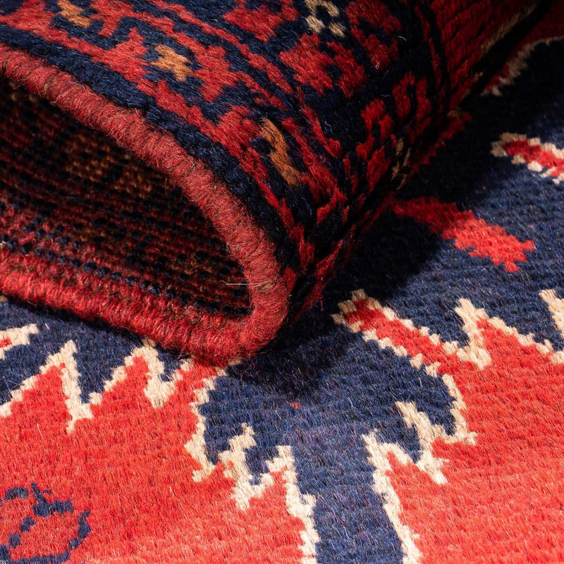 Afghan Rug - Kunduz - 98 x 49 cm - dark red