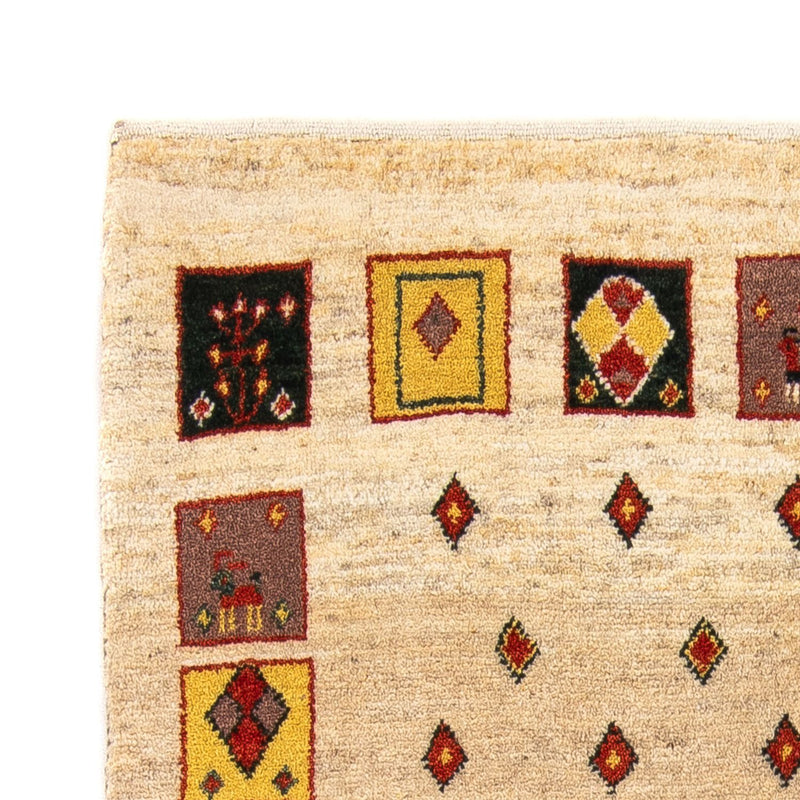 Gabbeh Rug - Loribaft Perser - 150 x 106 cm - beige