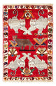 Perser Rug - Nomadic - 204 x 135 cm - dark red