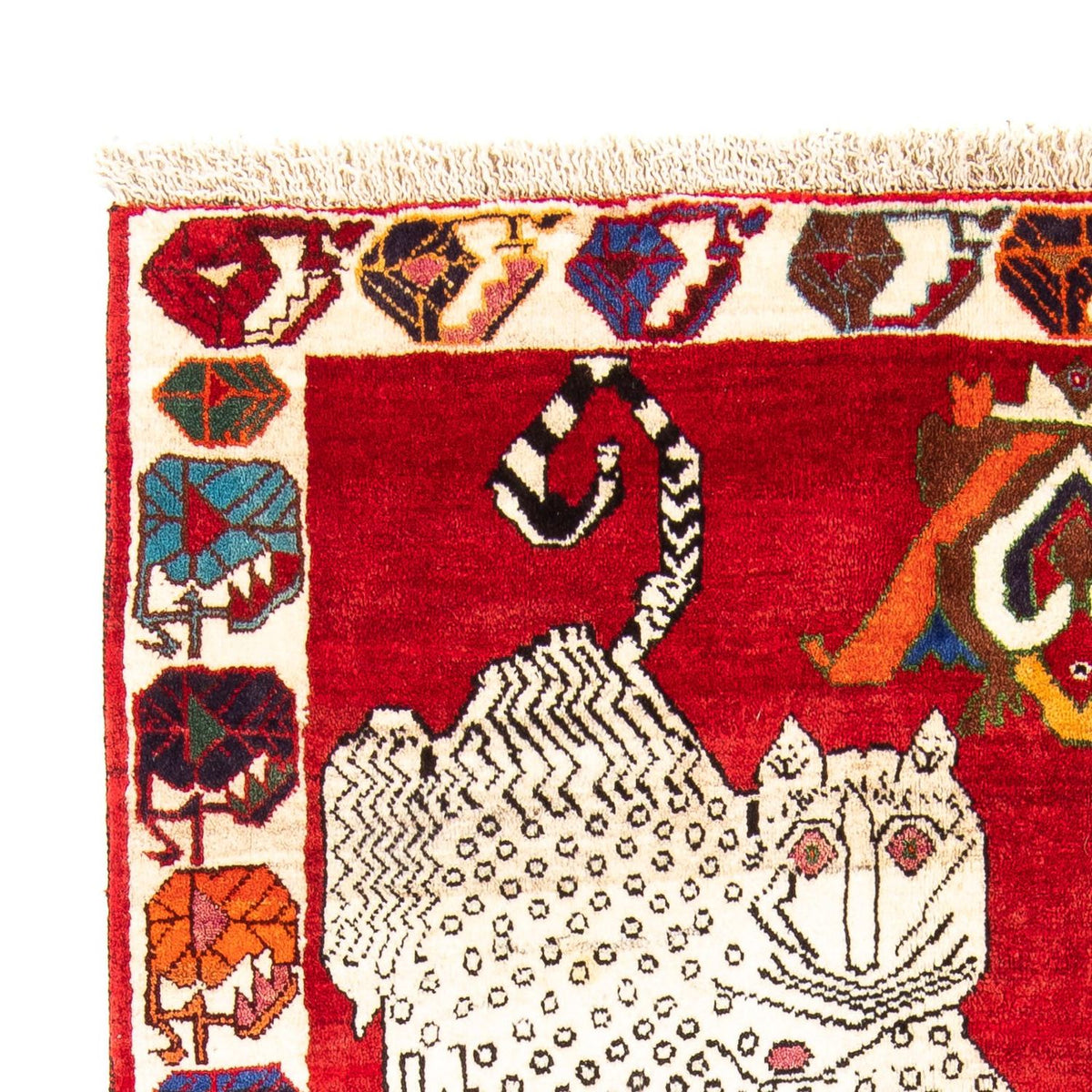 Perser Rug - Nomadic - 204 x 135 cm - dark red