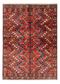 Afghan Rug - 182 x 118 cm - multicolored