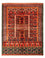 Afghan Rug - 196 x 158 cm - red
