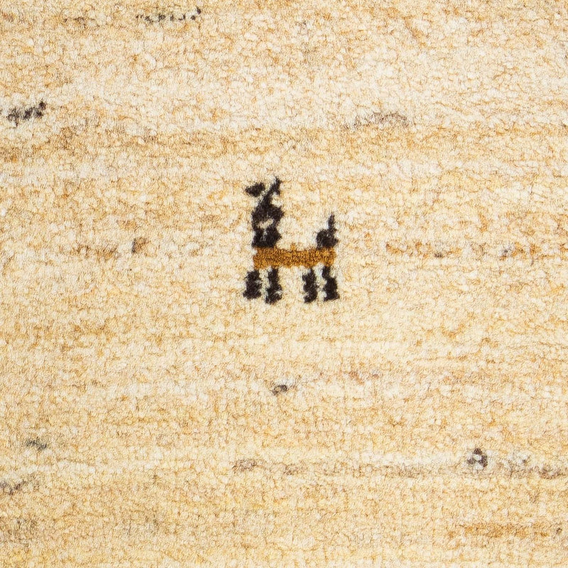 Gabbeh Rug - Loribaft Perser - 60 x 40 cm - beige
