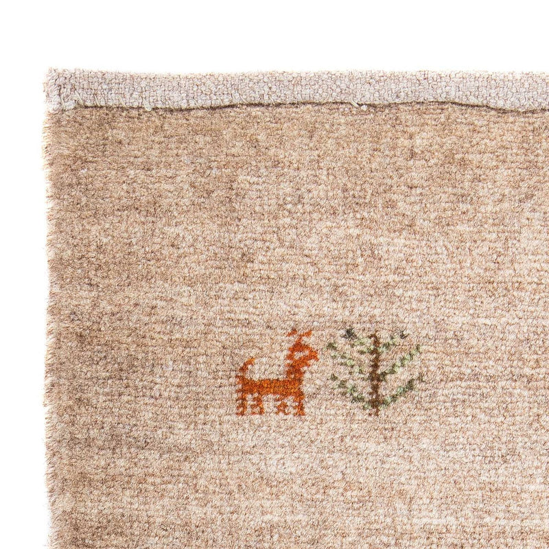 Gabbeh Rug - Loribaft Perser - 60 x 40 cm - light chocolate